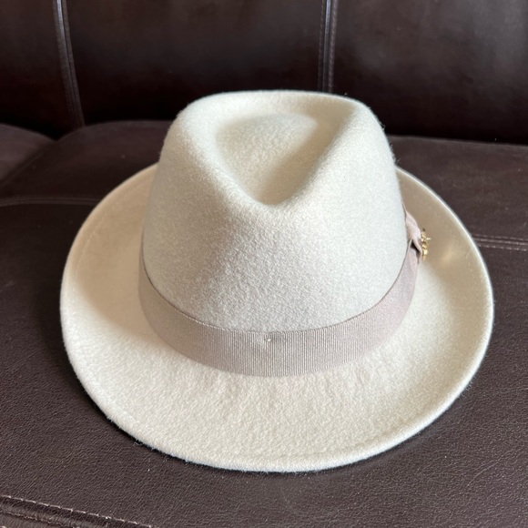 Age of innocence kids wool fedora hat  in beige - Picture 3 of 8